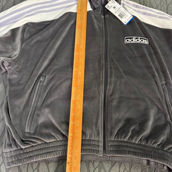 Adidas Originals Adibreak Velour TT Track Top Jacket Breakaway Womens M IW5585 - Picture 11 of 11